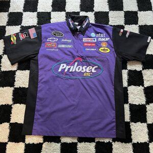 RCR NASCAR Sprint Cup Series Prilosec Jeff Burton Team Issued M Pit Crew Shirt